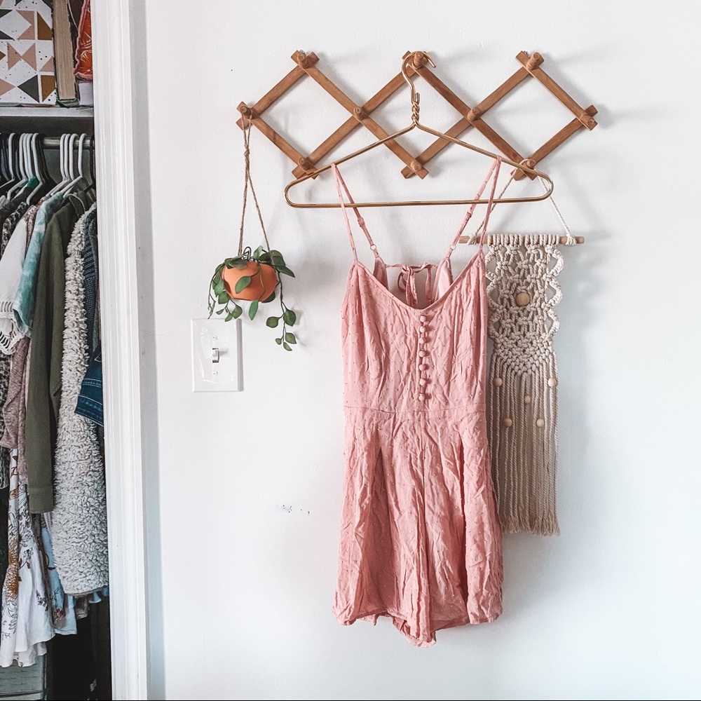 ONETHELAND • dusty pink rose romper